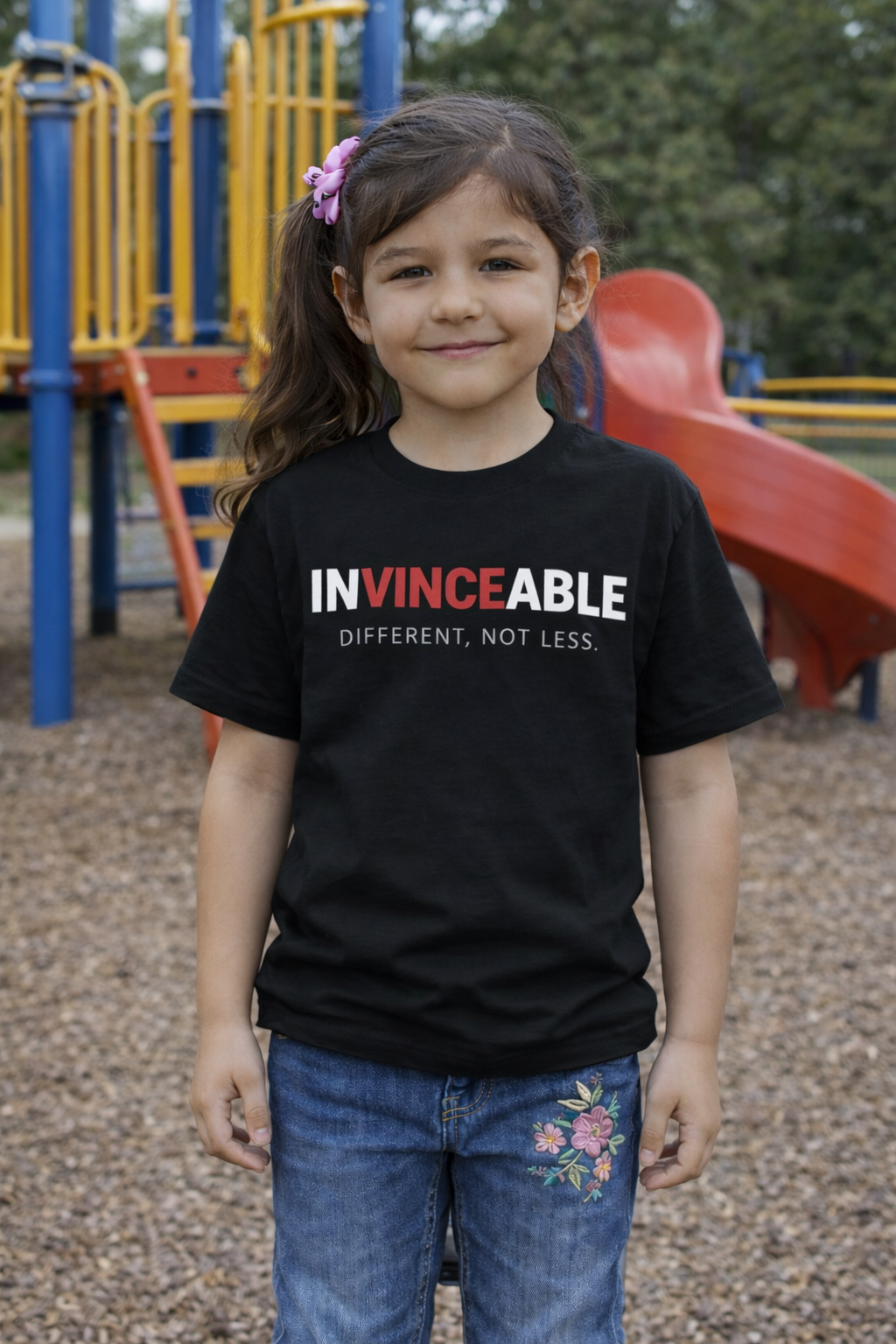 INVINCEABLE – Different, Not Less Tee (Youth)