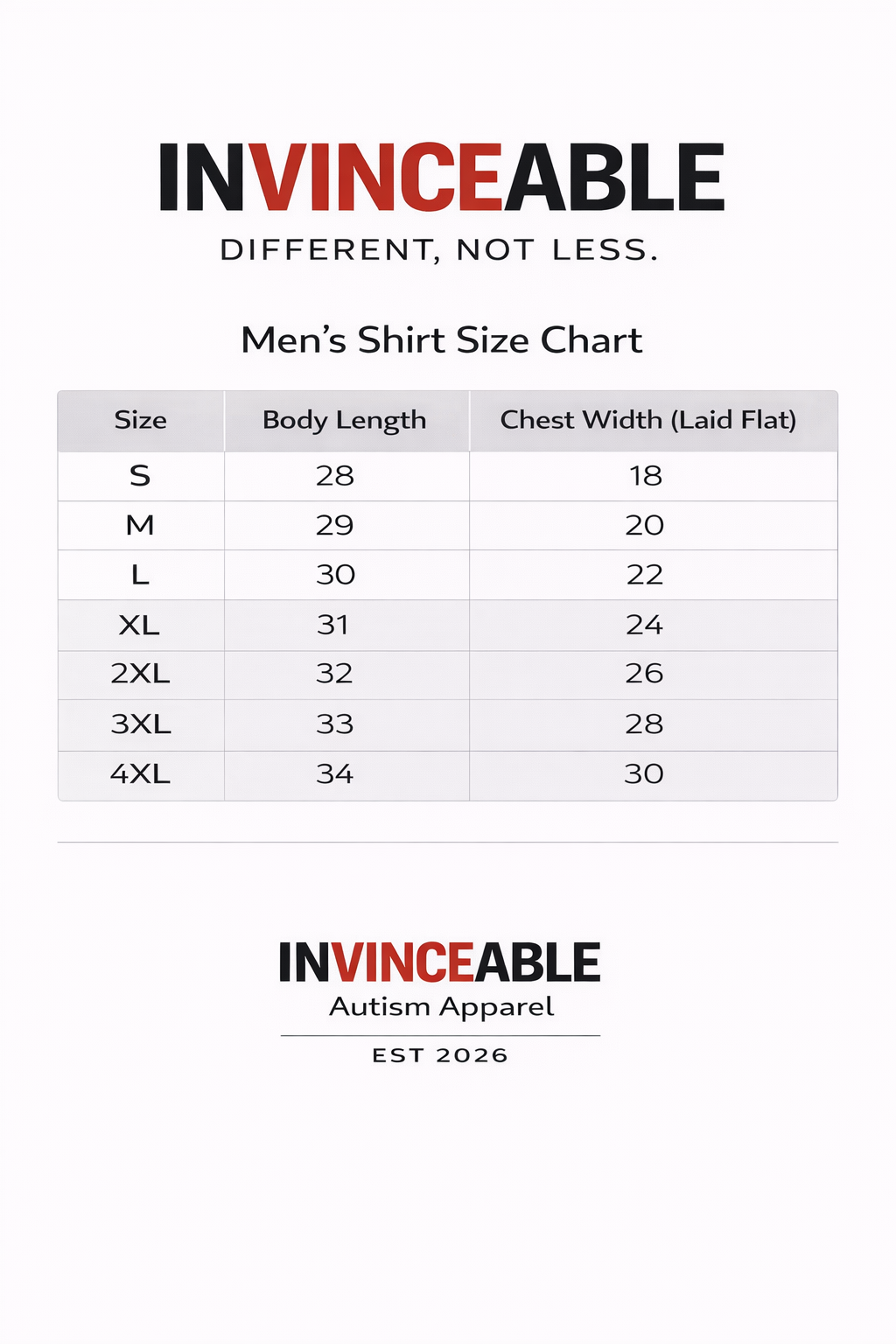 INVINCEABLE – Different, Not Less Tee